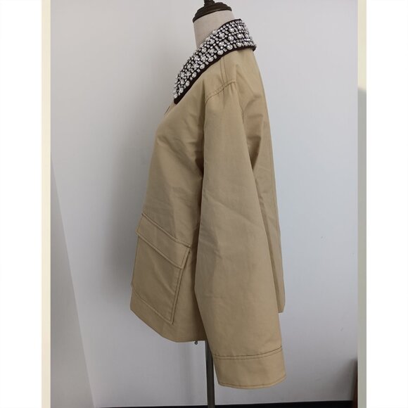 Veronica Beard Embroidered Army Jacket - Picture 7 of 10